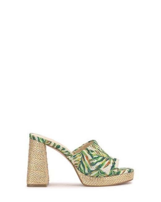 Jessica Simpson Green Kameena Platform Wedge Sandal