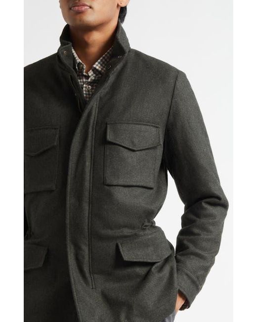 Boglioli Black Padded Field Jacket for men