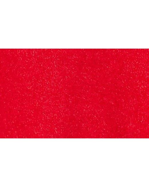 Vince Camuto Red High-Low V-Neck Sweater