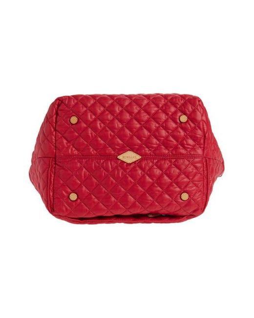 MZ Wallace Red Medium Metro Deluxe Tote