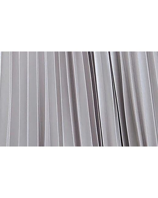 Bella Dahl Gray Pleat Midi Skirt