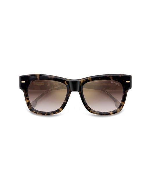 Carrera Brown 53Mm Gradient Square Sunglasses