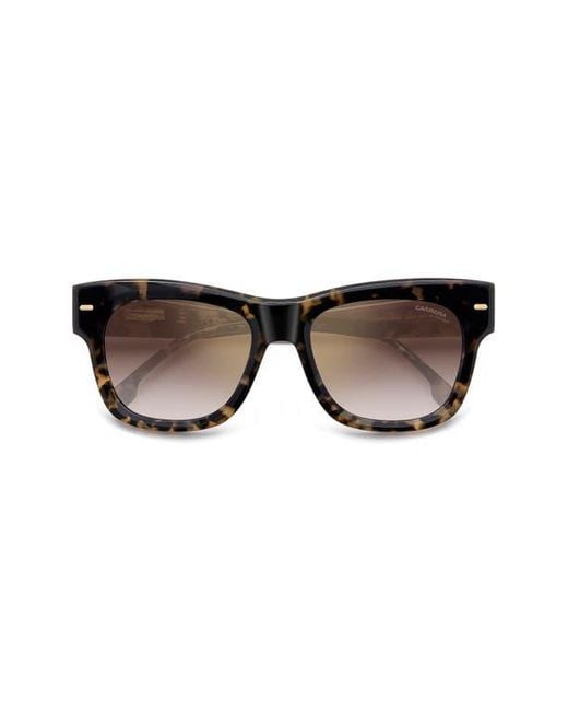 Carrera Brown 53Mm Gradient Square Sunglasses