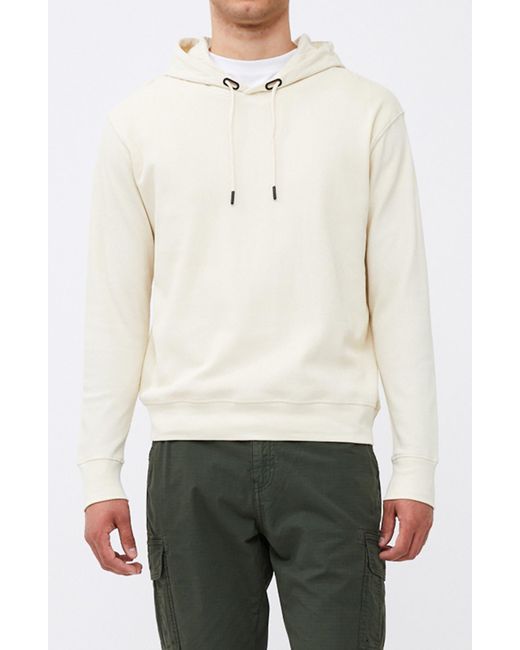 French Connection White Popcorn Hoodie for men