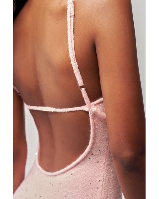 strapless open back dress Mirelle Light Pink Boat-Neck Maxi Dress With Cape-Sleeve – Club L London main image 0