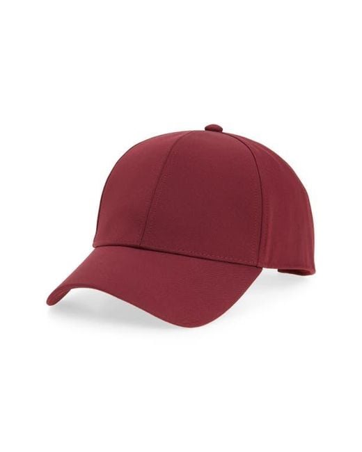 Nordstrom Red Adjustable Baseball Cap