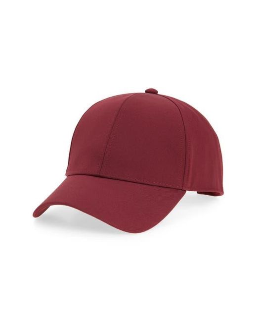 Nordstrom Red Adjustable Baseball Cap