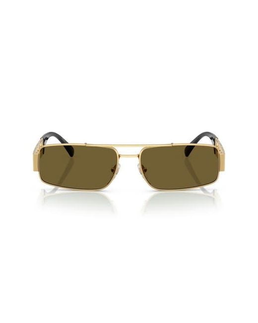 Versace Multicolor 60Mm Rectangular Sunglasses for men