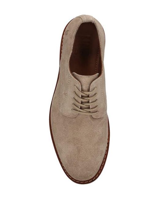 Frye Brown Paul Suede Plain Toe Derby for men
