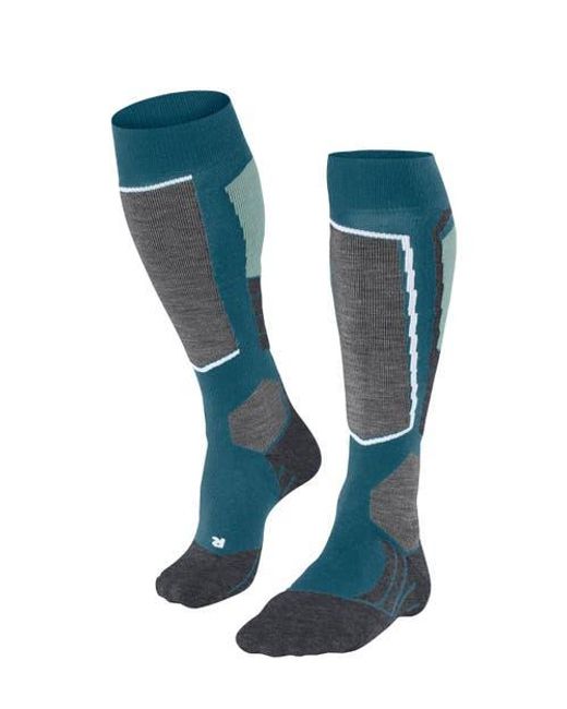 Falke Blue Sk2 Intermediate Ski Socks