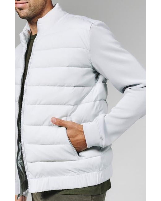 7 Diamonds Gray Rev Puffer Jacket for men