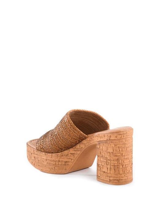 Seychelles Brown Applause Platform Sandal