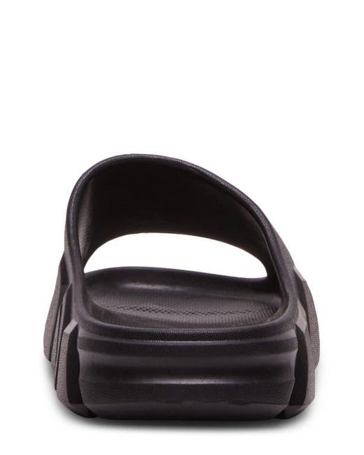 Steve Madden Black Charged Slide Sandal for men