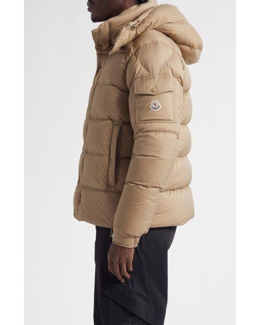 Moncler Natural Maya 70 Hooded Quilted Down Jacket for men