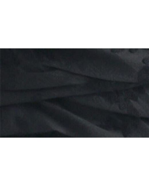 Arose Studio Black Kienna Jacquard Pleated Sleeveless Minidress