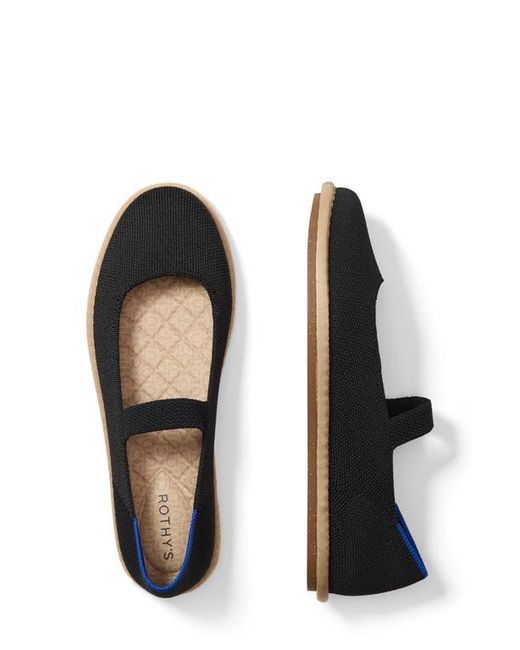 Rothy's Black Cruiser Mary Jane Flat
