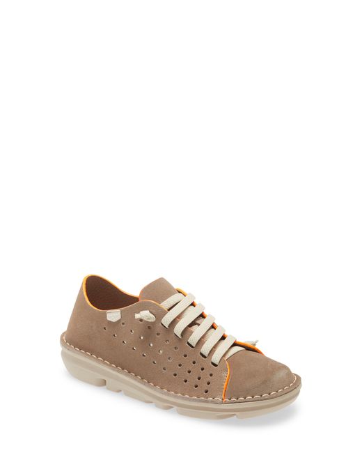 On Foot Natural Perforated Sneaker