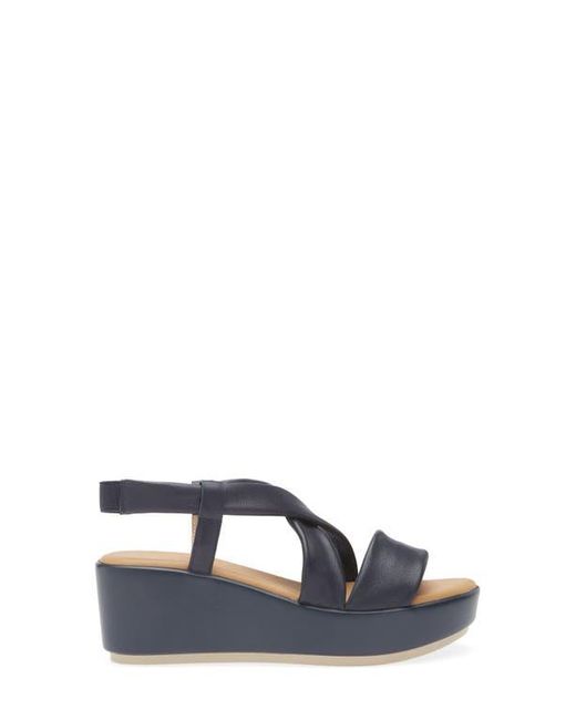 The Flexx Blue Scott Too Platform Wedge Sandal