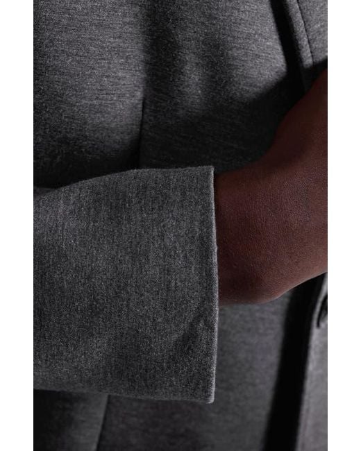 Bugatchi Black Soft Touch Heathered Knit Blazer for men