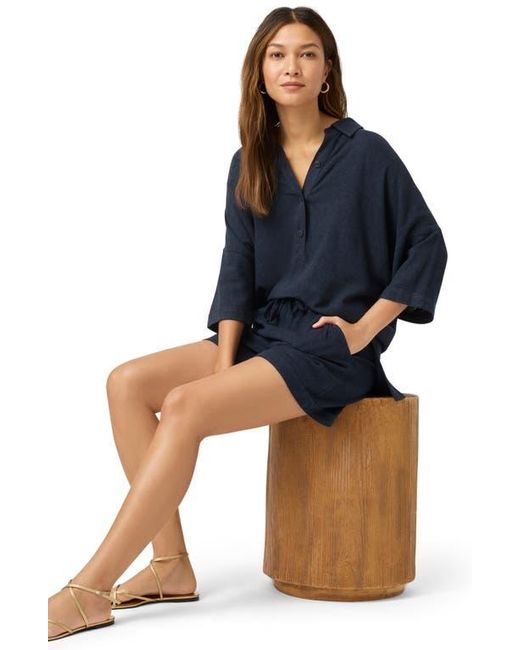 Splendid Blue Coastal Relaxed Top