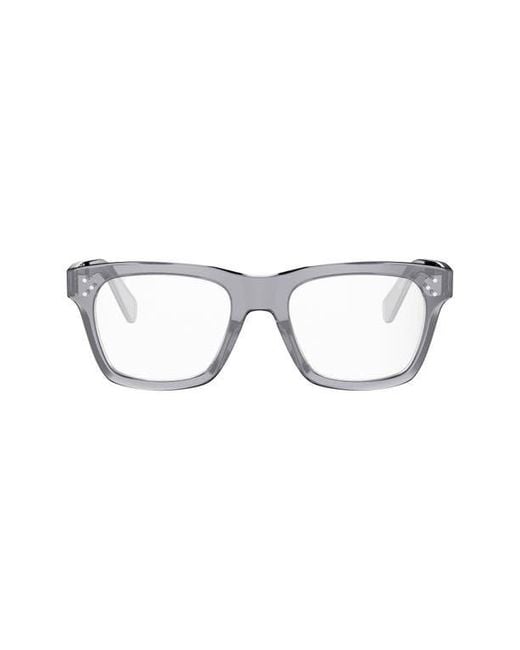Céline Gray 3 Dots 52Mm Geometric Optical Glasses