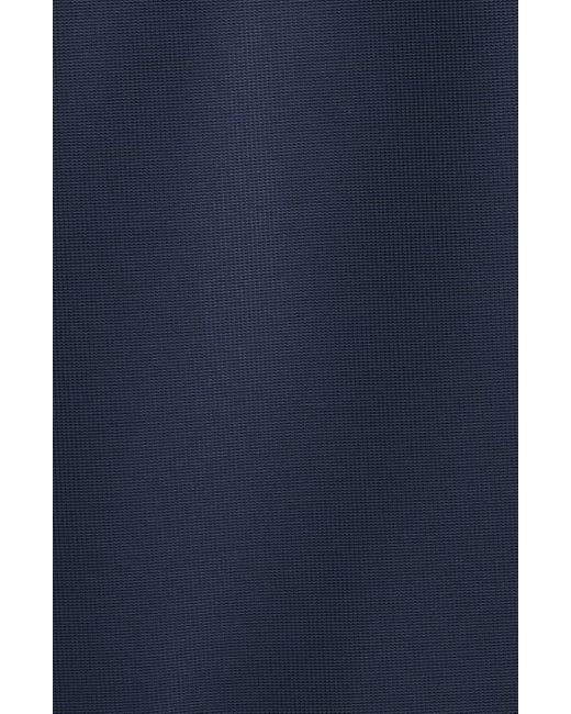 Zella Blue Textured Performance Polo for men