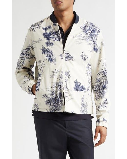 Moncler Men's White Achensee Reversible Bomber Jacket
