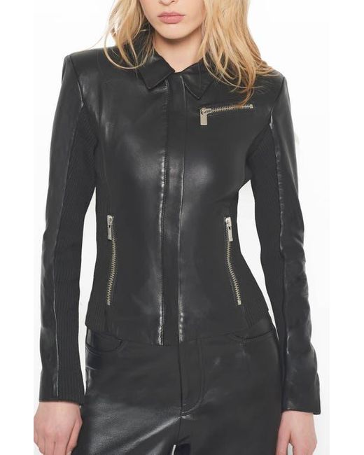 AS by DF Black Mrs. Smith Leather Jacket