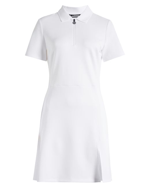 J.Lindeberg White Kanai Polo Dress