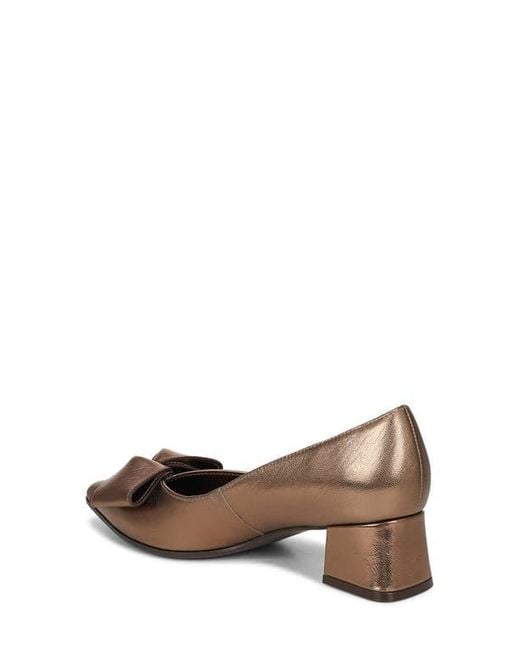 Naturalizer Brown Mavis Bow Pointed Toe Pump