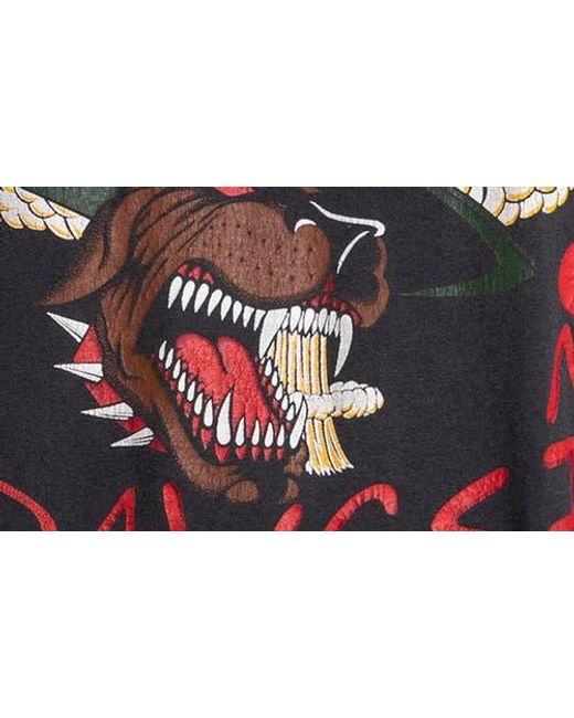 Elwood Black Vintage Dawgs Tee for men