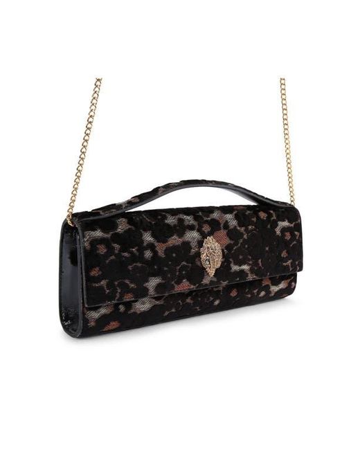 Kurt Geiger Black Long Bond Fabric Top Handle Bag