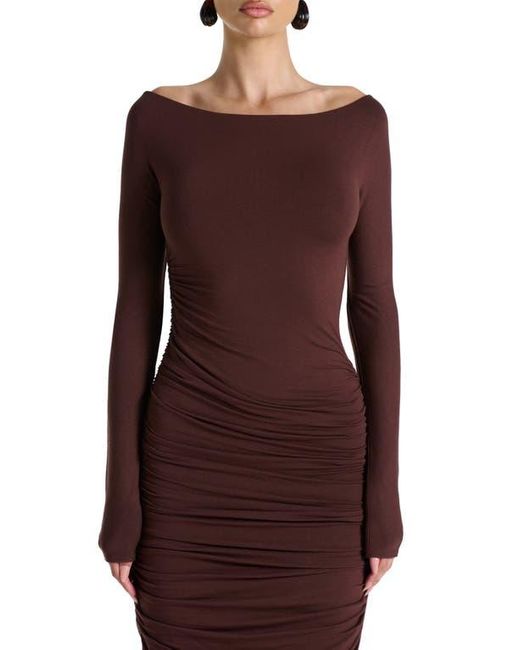 brown beaded dress Gold Beaded Cut Out Dress  Walone LLC