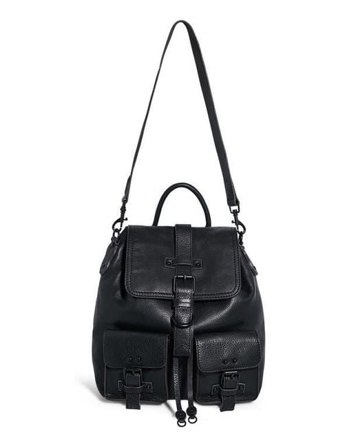 Aimee Kestenberg Black The Saddle Up Leather Backpack
