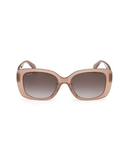 Max Mara Multicolor 55Mm Rectangular Sunglasses