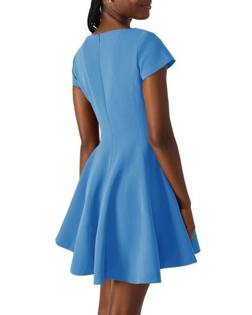 Steve Madden Nili Fit & Flare Minidress in Blue | Lyst Steve Madden Nili Fit & Flare Minidress in Blue | Lyst