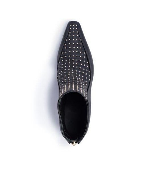 Bernardo Blue Esme Studded Bootie