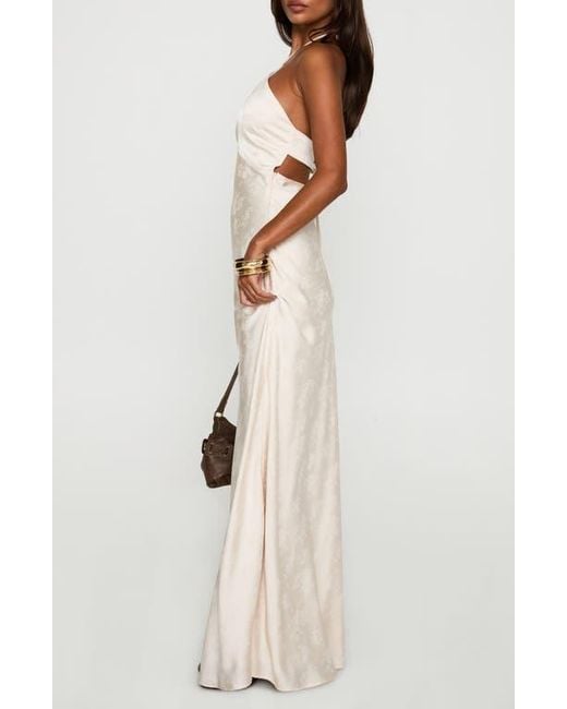 red sequin halter dress Red Halter Sequins Long Prom Dress with Tassel – FancyVestido main image 0