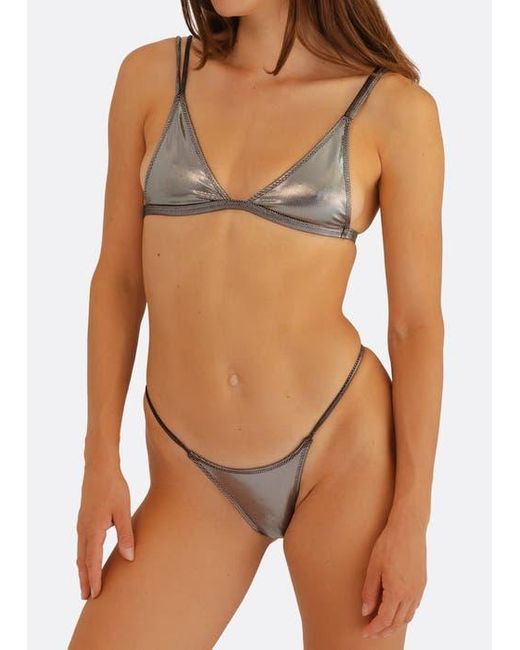 Minimale Animale Brown Vita Brief Bikini Bottom