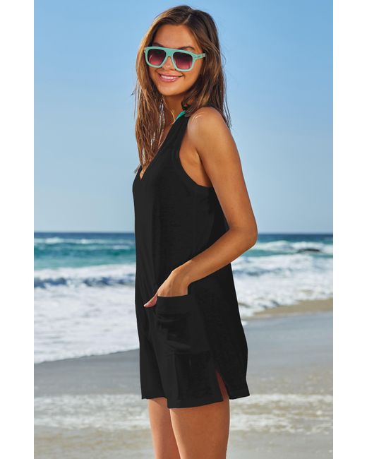 Becca Black Beach Date Cover-up Dress