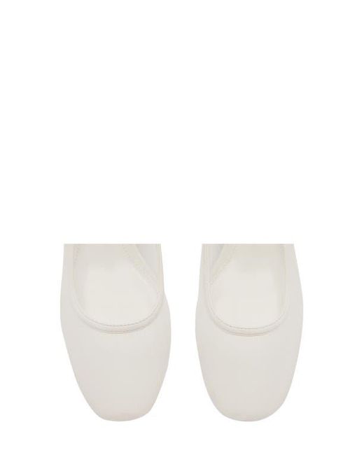 Mango White Mary Jane Pump