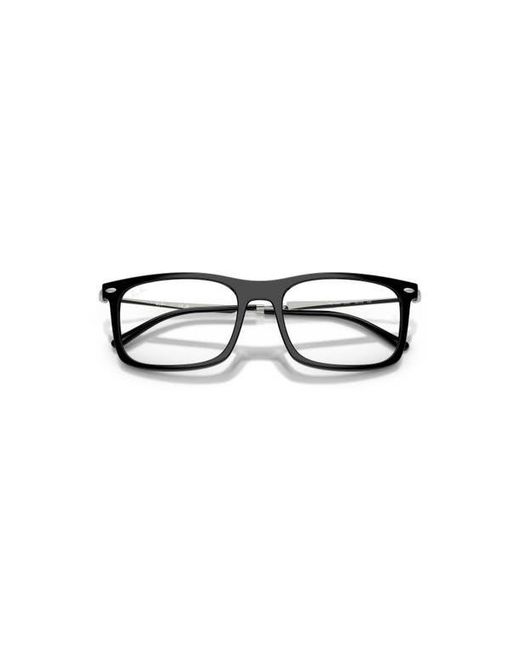 Ray-Ban Black 54Mm Rectangle Optical Glasses