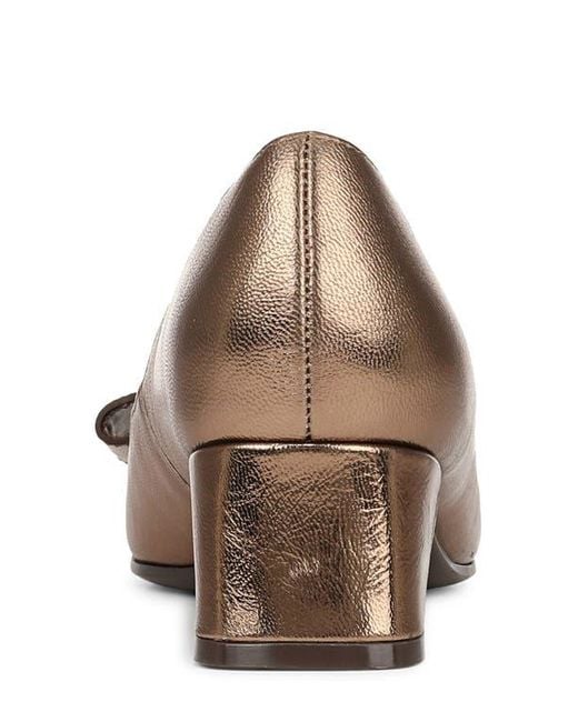 Naturalizer Brown Mavis Bow Pointed Toe Pump