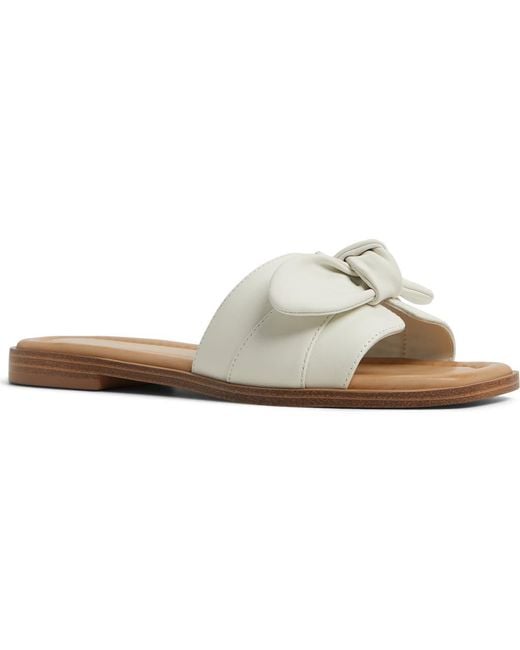 ALDO White Lavinia Slide Sandal