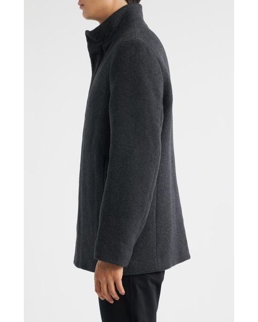 ジャケット・アウター 23AW Theory Wool Melton Clarence NR W A Theory Clarence Wool Melton Jacket in Black for Men | Lyst