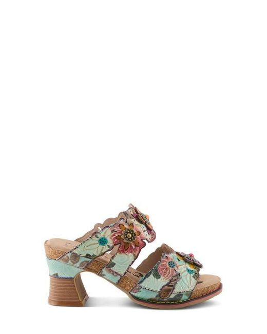 Spring Step Multicolor Radiating Sandal
