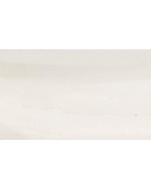 Kenneth Cole White Gillie Kitten Heel Slide Sandal