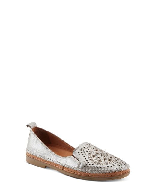 Spring Step Brown Ingrid Flat