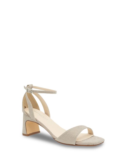 Touch Ups White Lilibet Ankle Strap Sandal