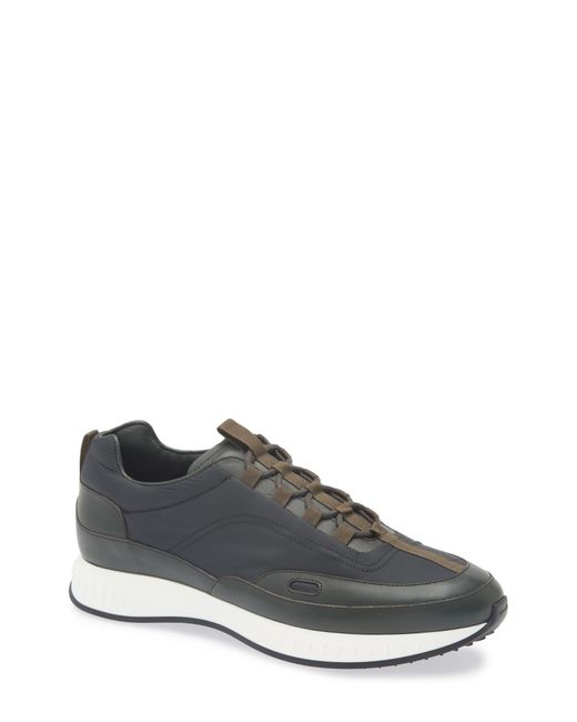 John Lobb Gray Laced Stream Sneaker for men